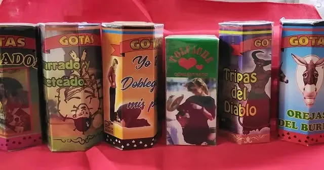 Colorful boxes, labeled