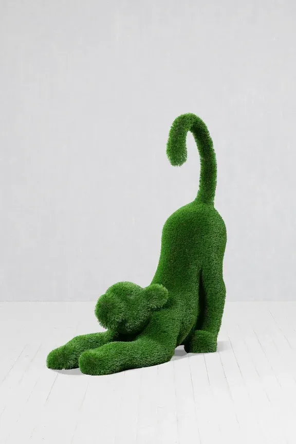 Baby lion turf sculpture — Synthetic Turf Treasure Coast