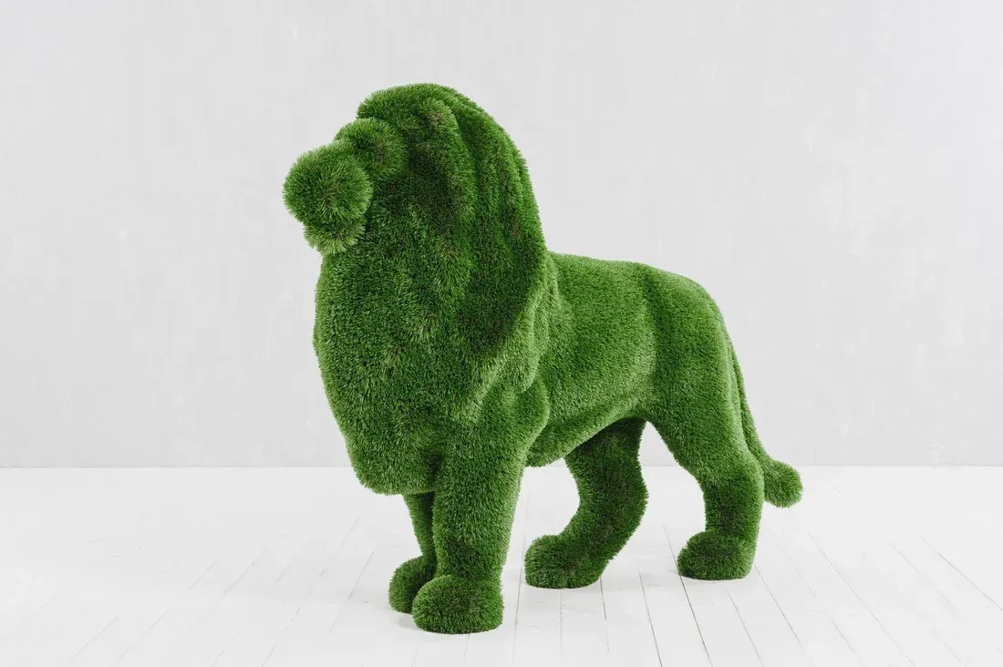 Turf sculpture installation — Synthetic Turf Treasure Coast