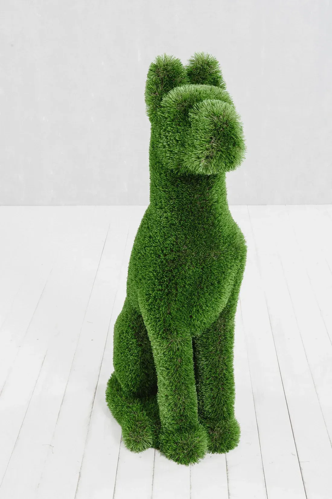 Turf dog sculpture — Synthetic Turf Treasure Coast