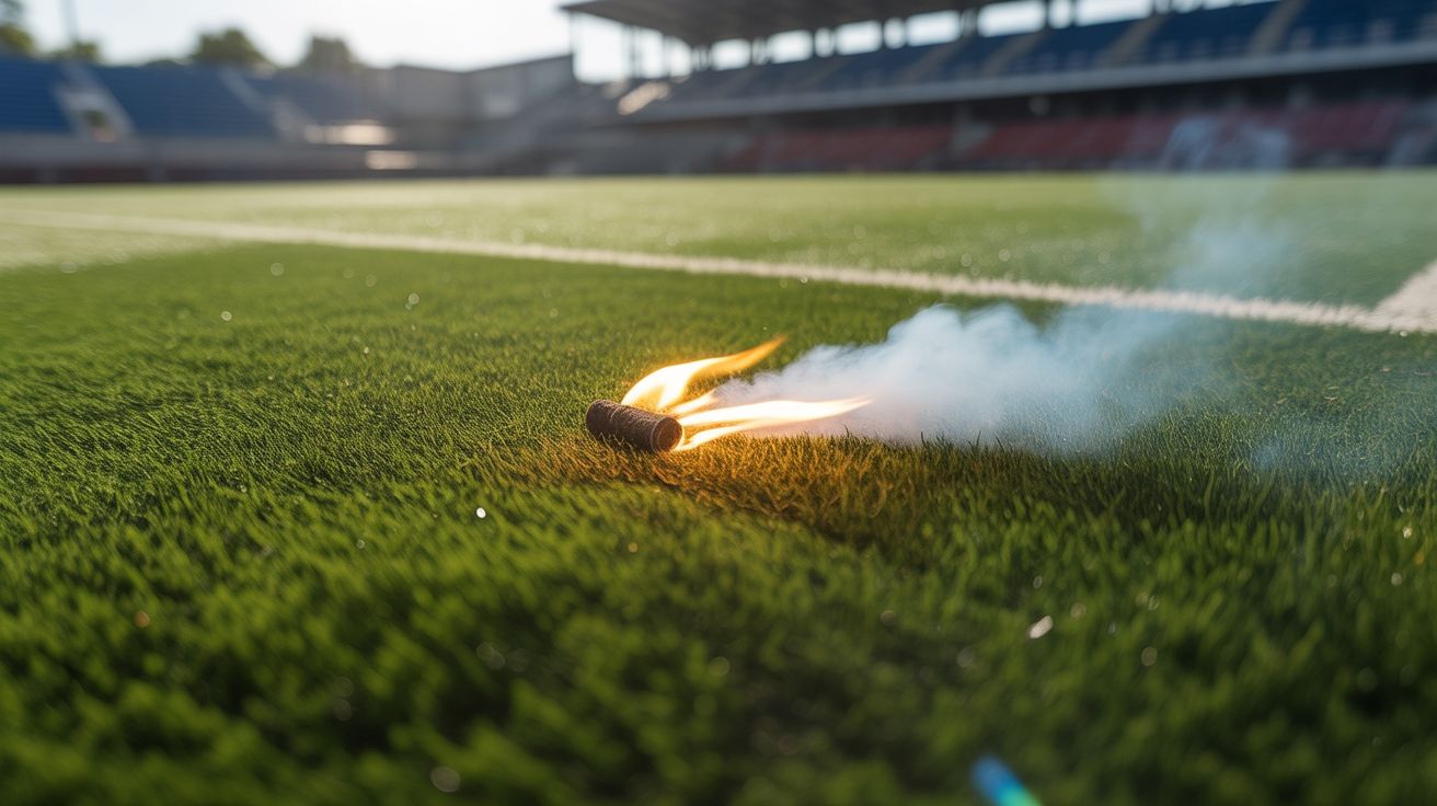 Is artificial turf flammable