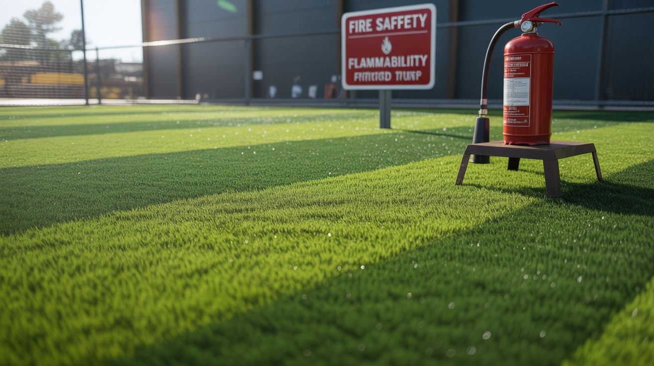 Is artificial turf flammable