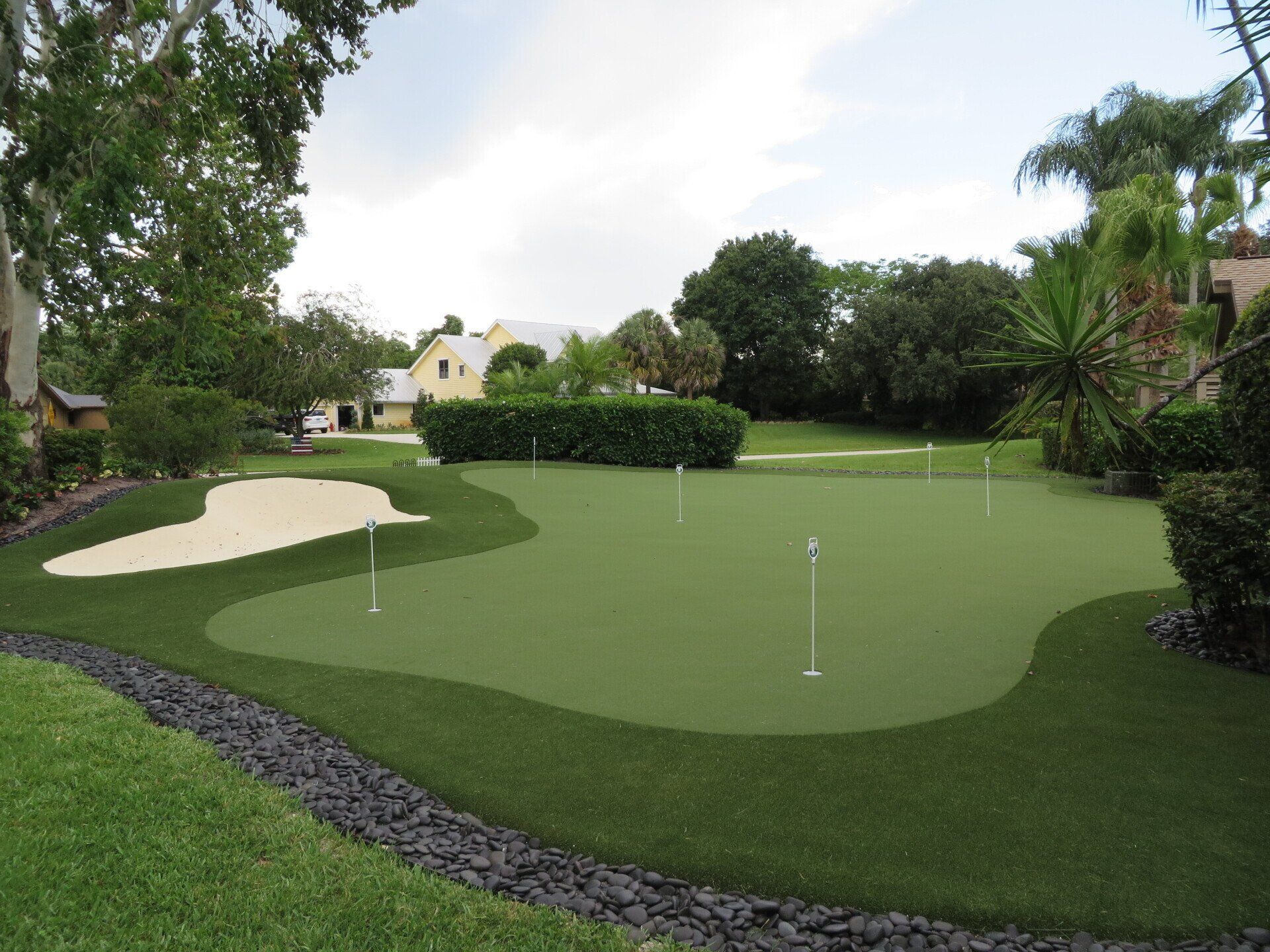 putting green installation in Palm City Florida