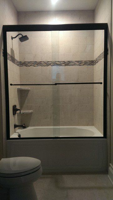 Black Metal Framed Sliding Doors – Syracuse, NY – Luxury Glass