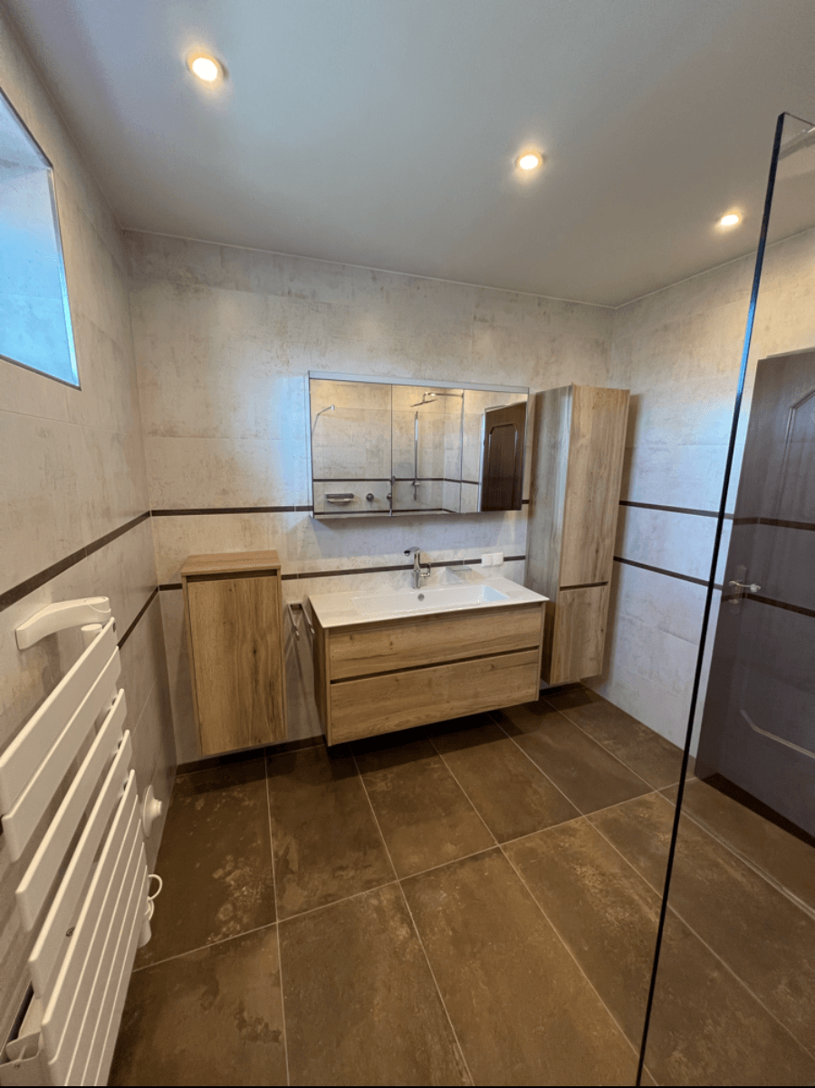 Badezimmer Holzoptik