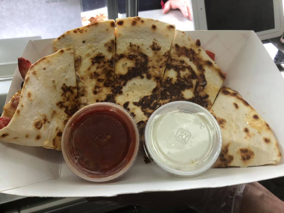 Taco with ketchup and mayonnaise — Rutland, MA — Off the Hook Roadside Eatery