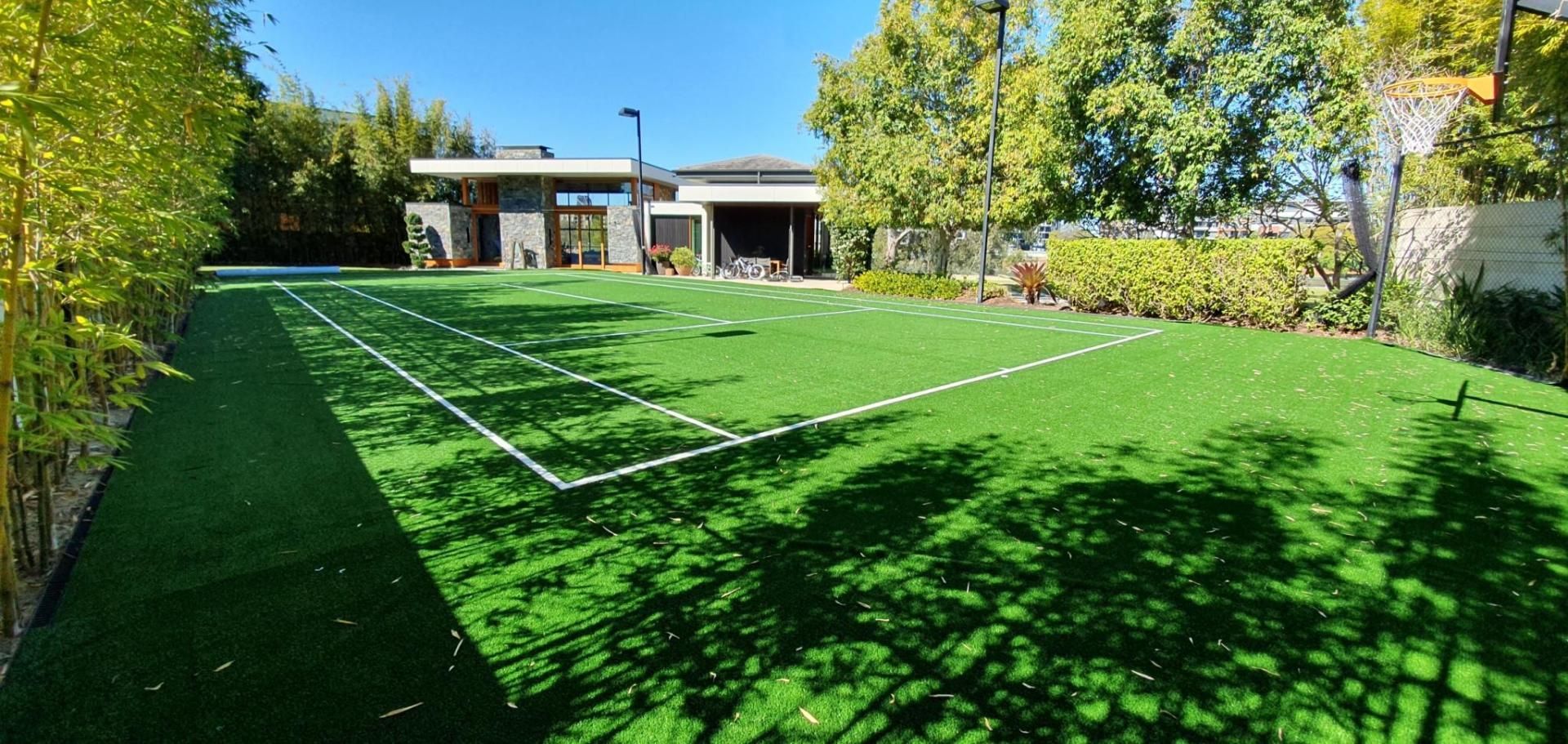 There is a Soccer Field in the Backyard of a House — Queensland, Australia — Jordin Sports Constructions