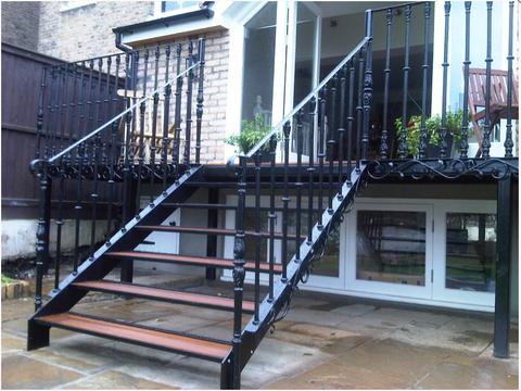 wooden staircases and glasses