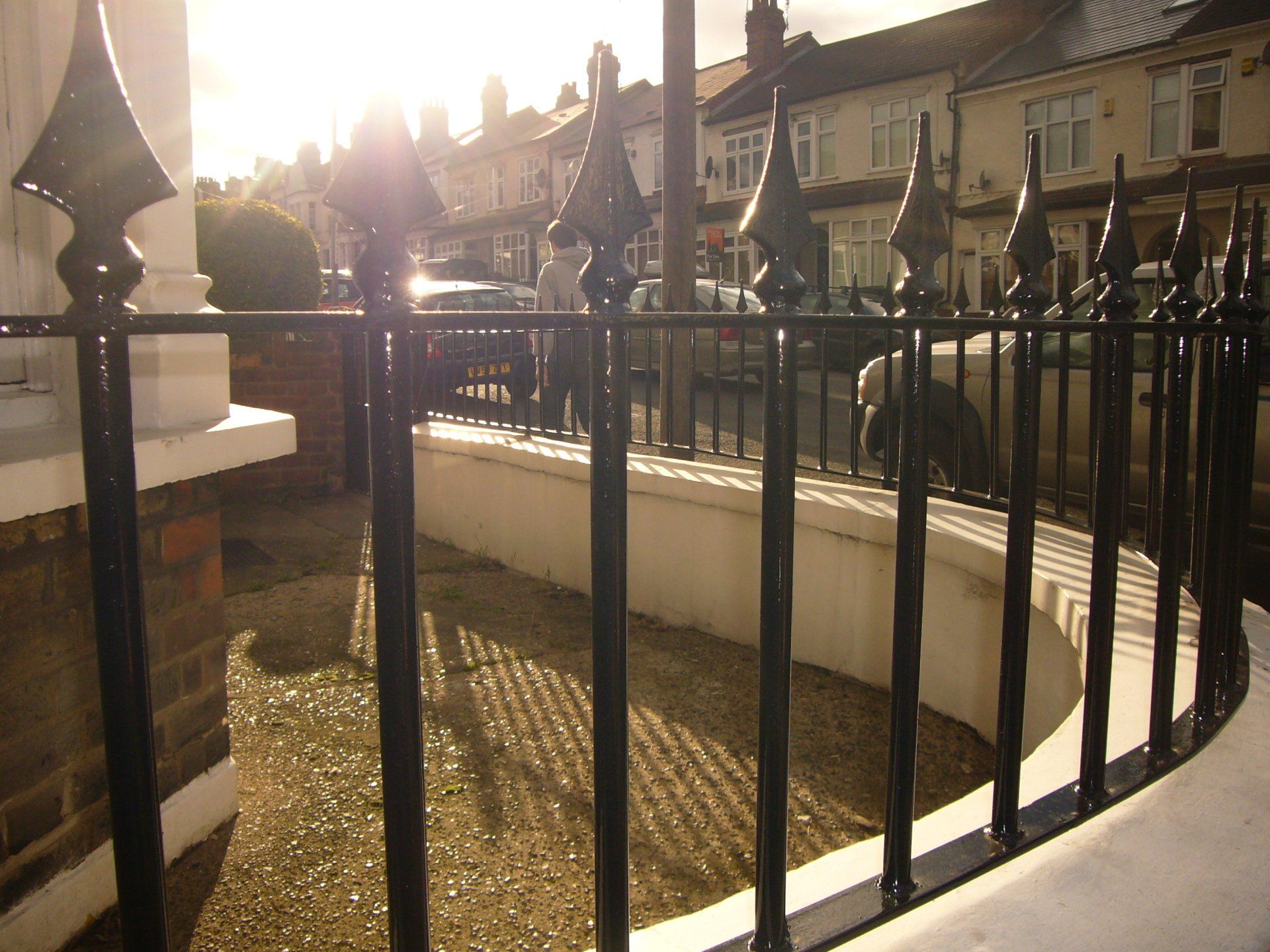 metal railings