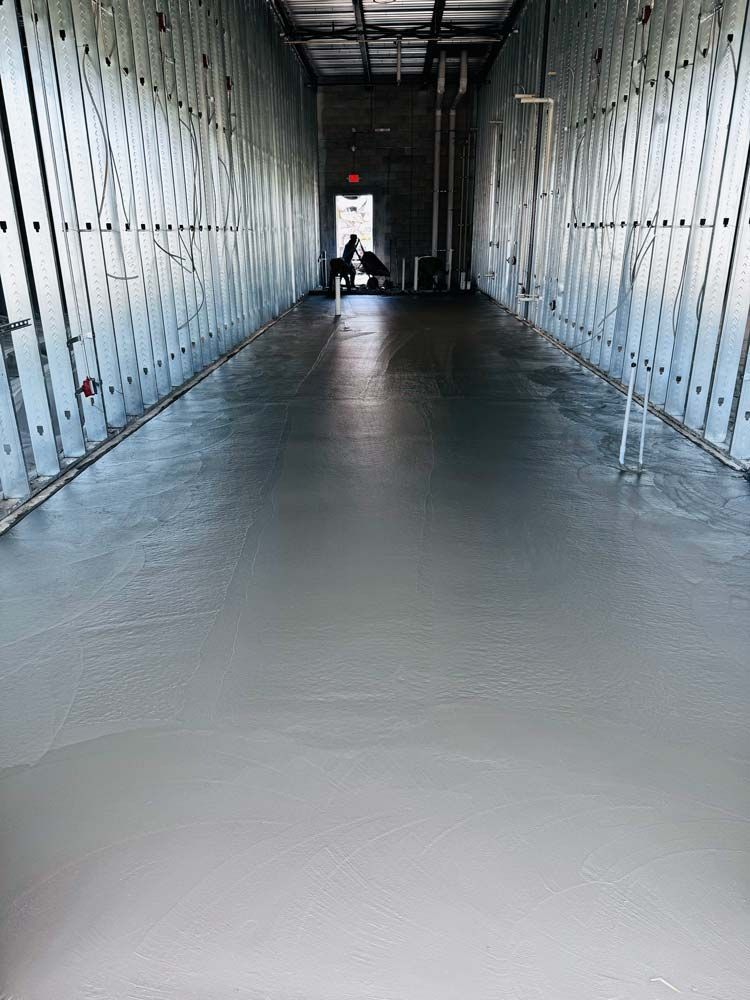 Leveled and Poured Concrete For A Commercial Property in Jacksonville, FL