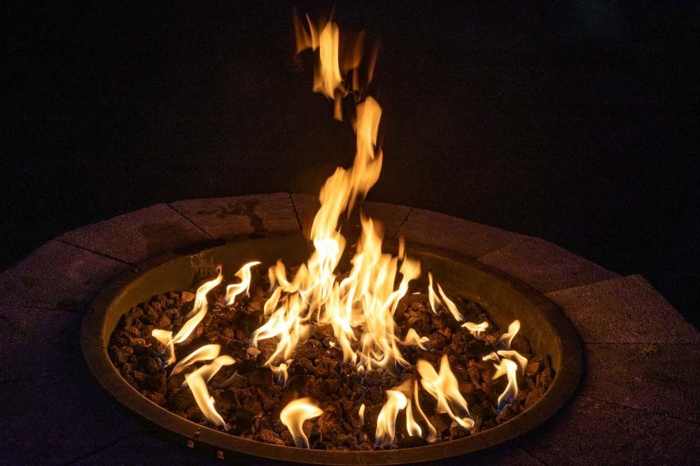 Lit Fire Pit — Jacksonville, FL
