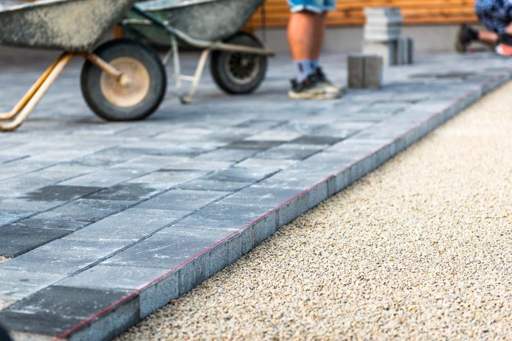 Men On Ongoing Sidewalk Installation — Jacksonville, FL