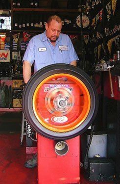 Installing Tubeless Tire — Lomita, CA — MC Tire Works, Inc.