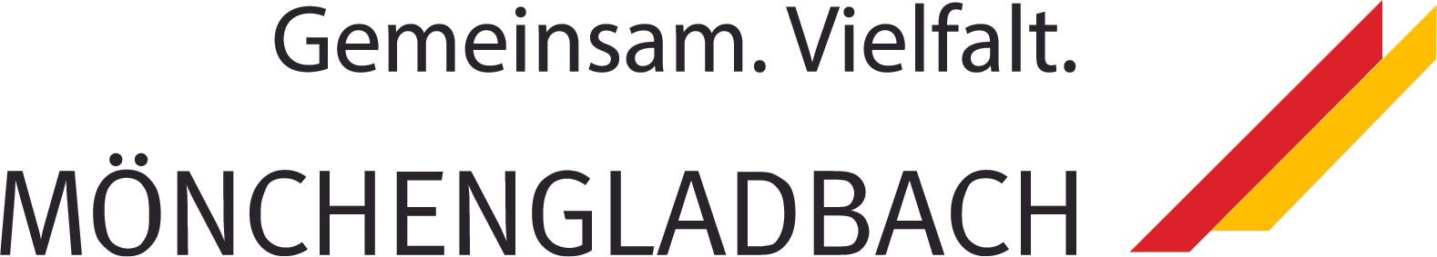 Logo der Stadt Mönchengladbach mit dem Claim