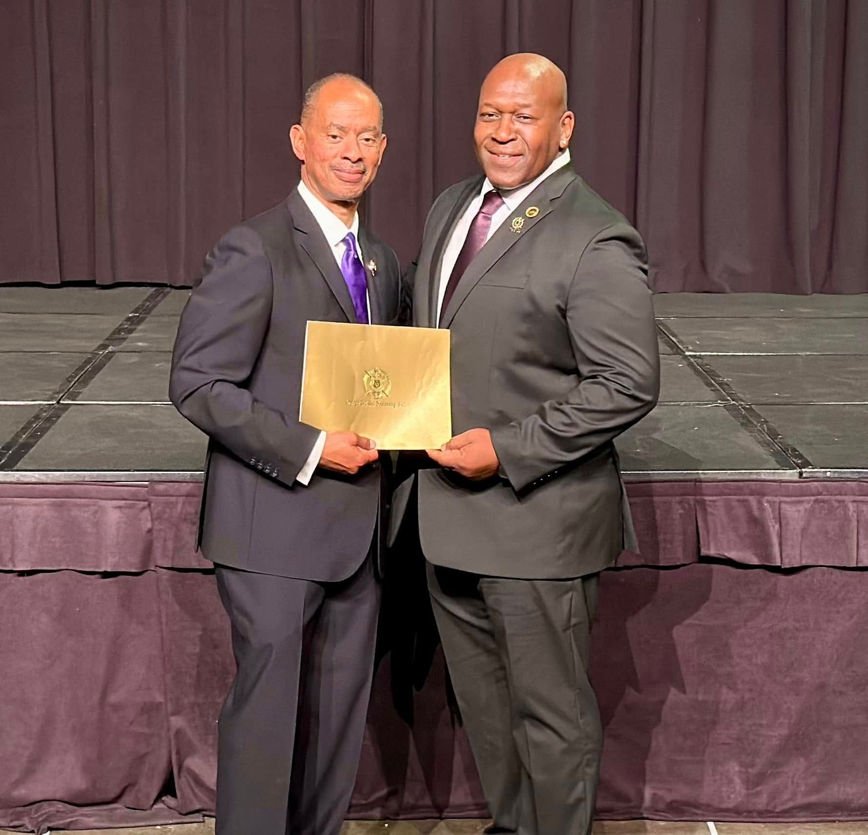 Bro. Clayton with Bro. Lewis, GB 42