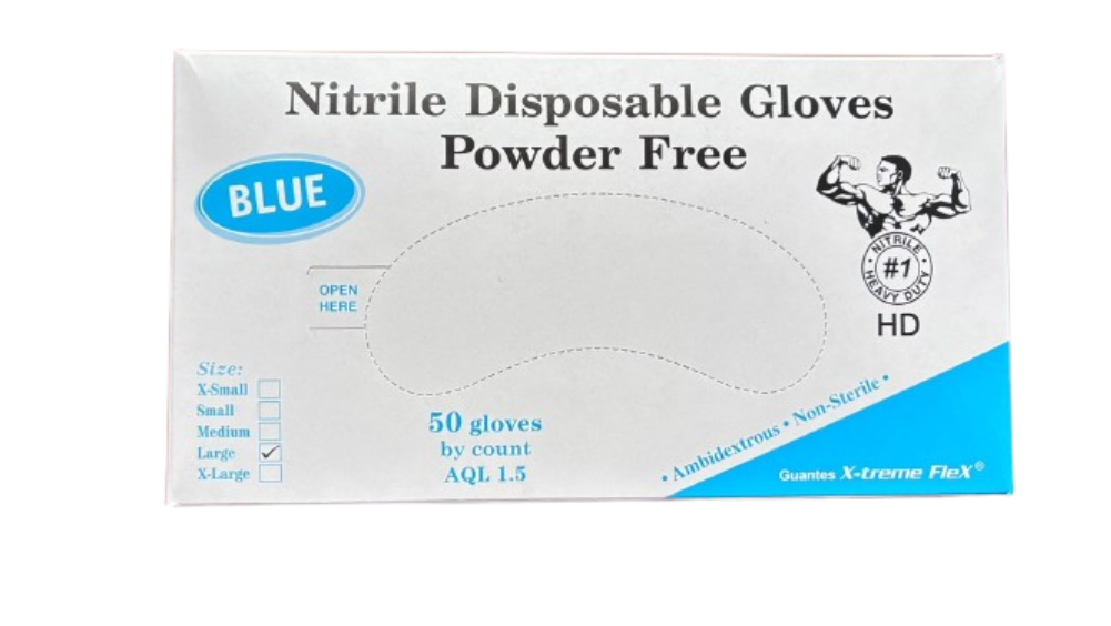 GUANTE NITRILO HD RINO