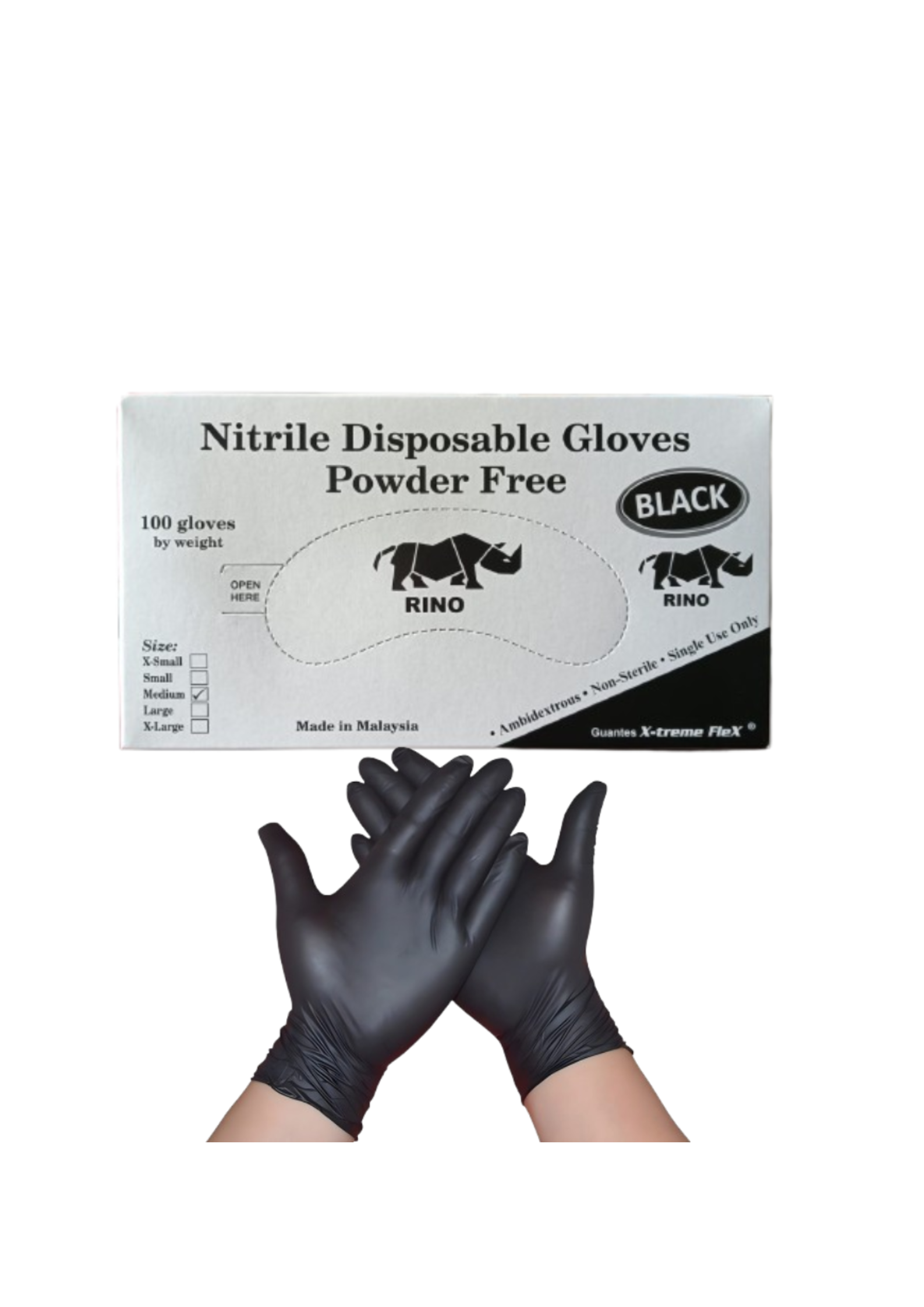 GUANTE NITRILO RINO