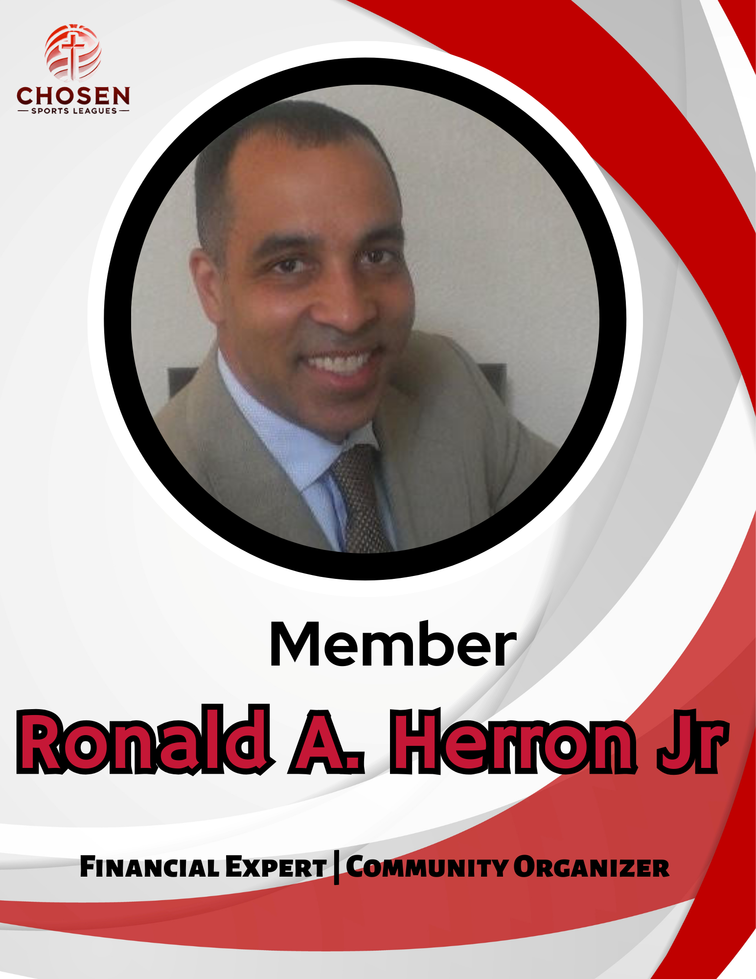 Football coach with arms crossed, looking stern on a sunny field, players in the background.