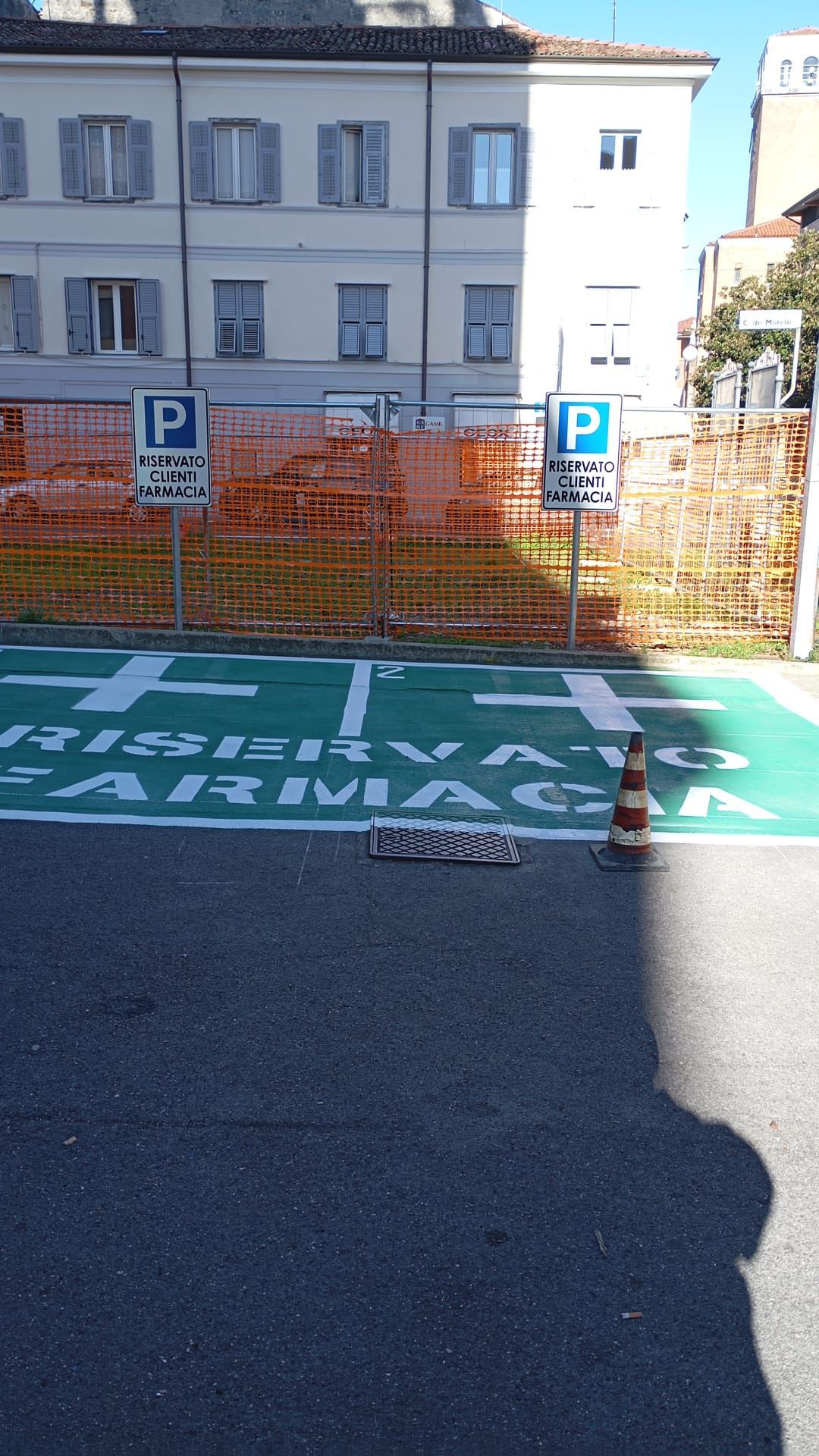 Delimitazione dei parcheggi