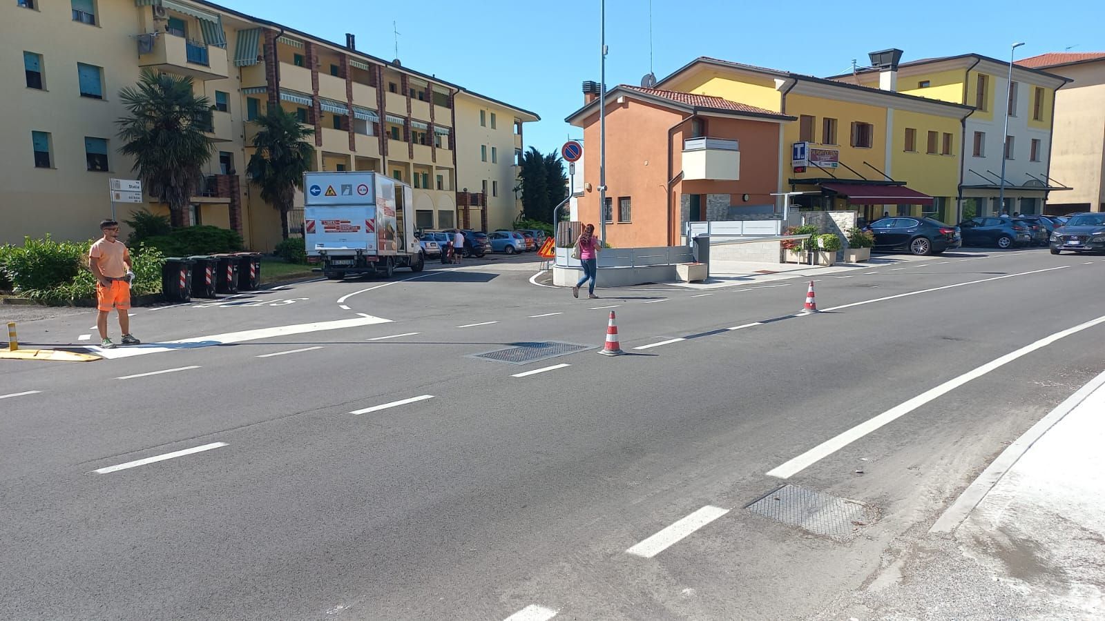 Segnalazione lavori stradali