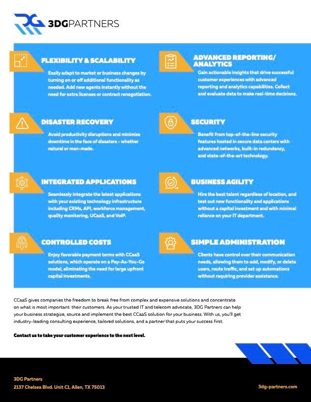 Infographic by 3DG Partners lists key benefits