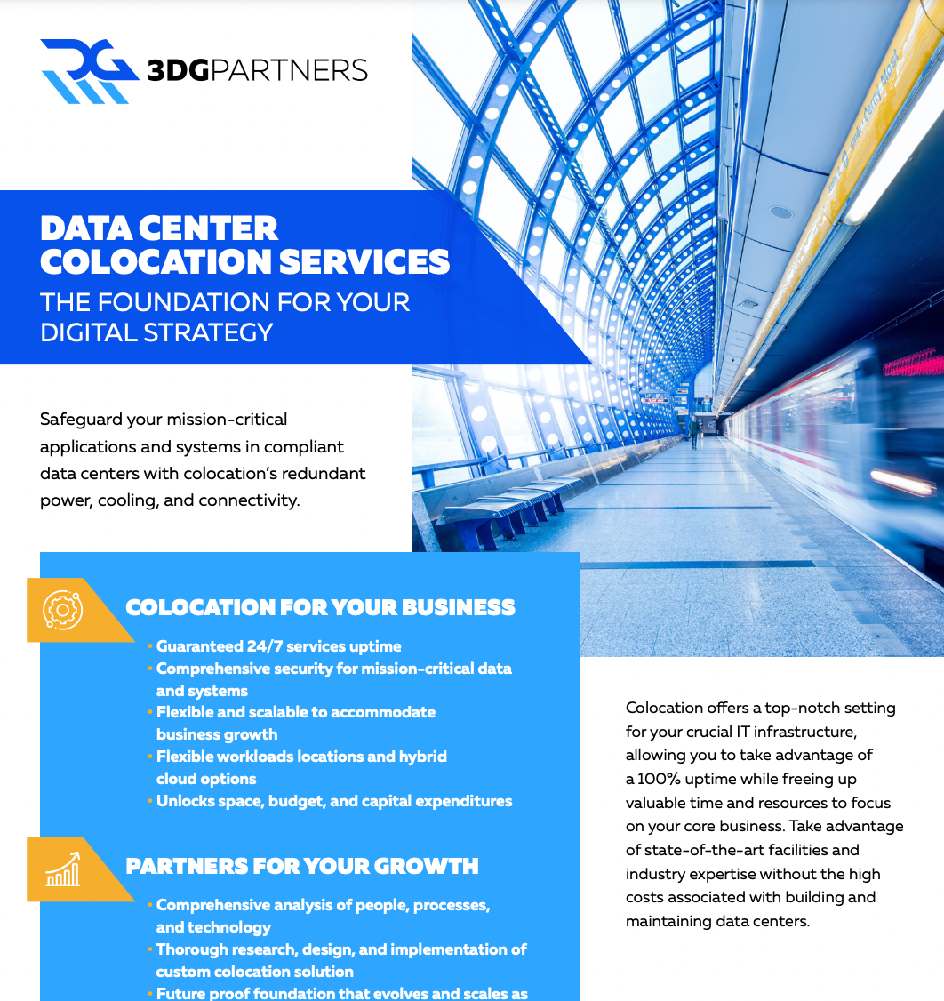 Brochure for 3DGPARTNERS