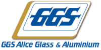 Logo for GGS Alice Glass & Aluminium: Blue