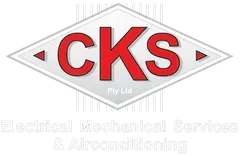 Logo for CKS Pty Ltd, red