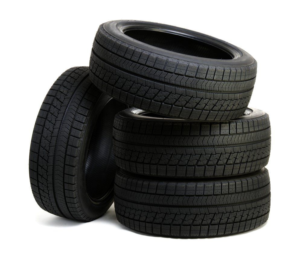 Stack of Brand New Tyres — Complete Tyre Management Services in Paget, QLD