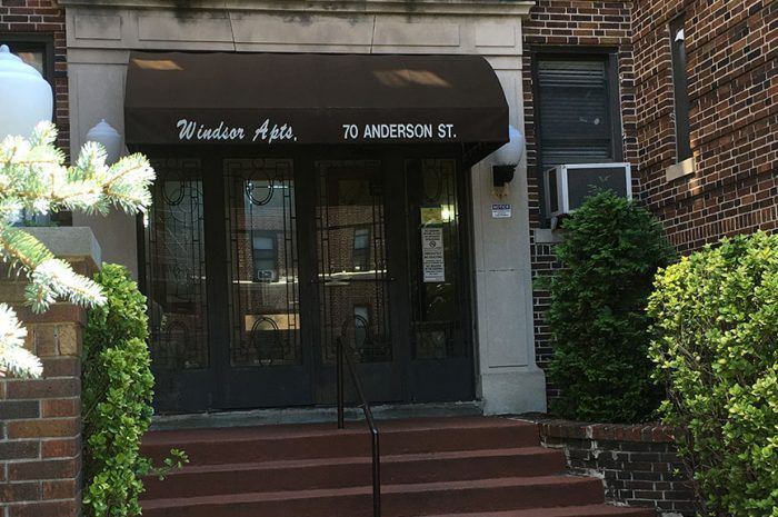 Front of Windsor Apartments Building