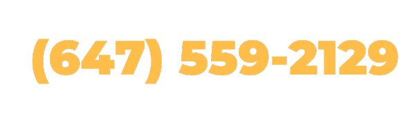 A phone number is displayed in orange letters on a white background.