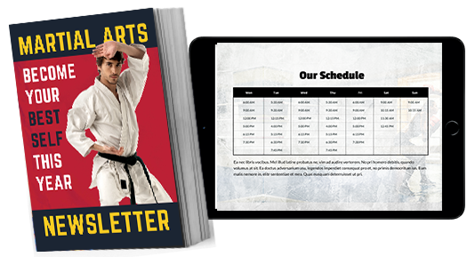 A book titled martial arts become your best self this year