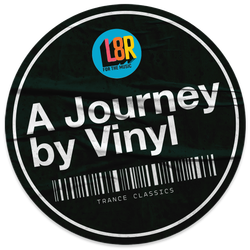 A sticker that says a journey by vinyl