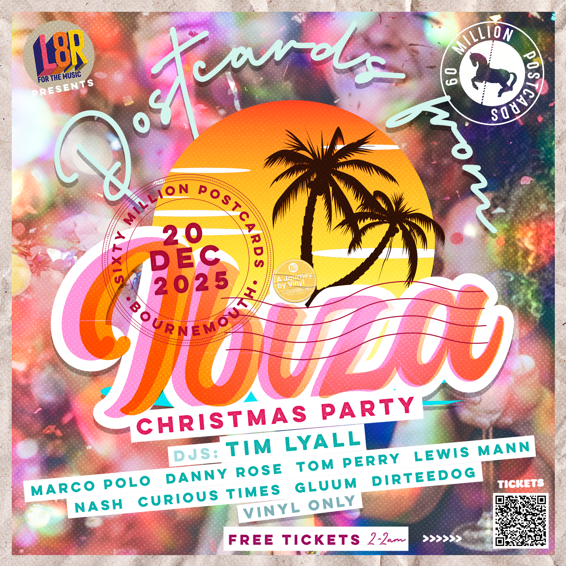 A poster for ibiza music all day long