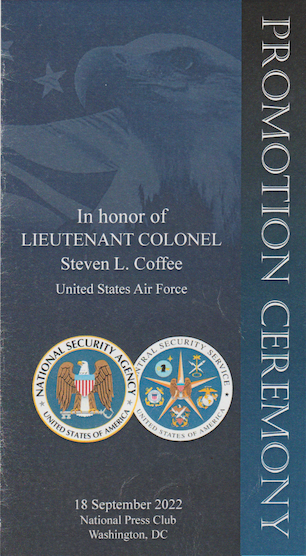 Lt. Colonel Steven L. Coffee