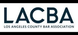 The logo for the los angeles county bar association.