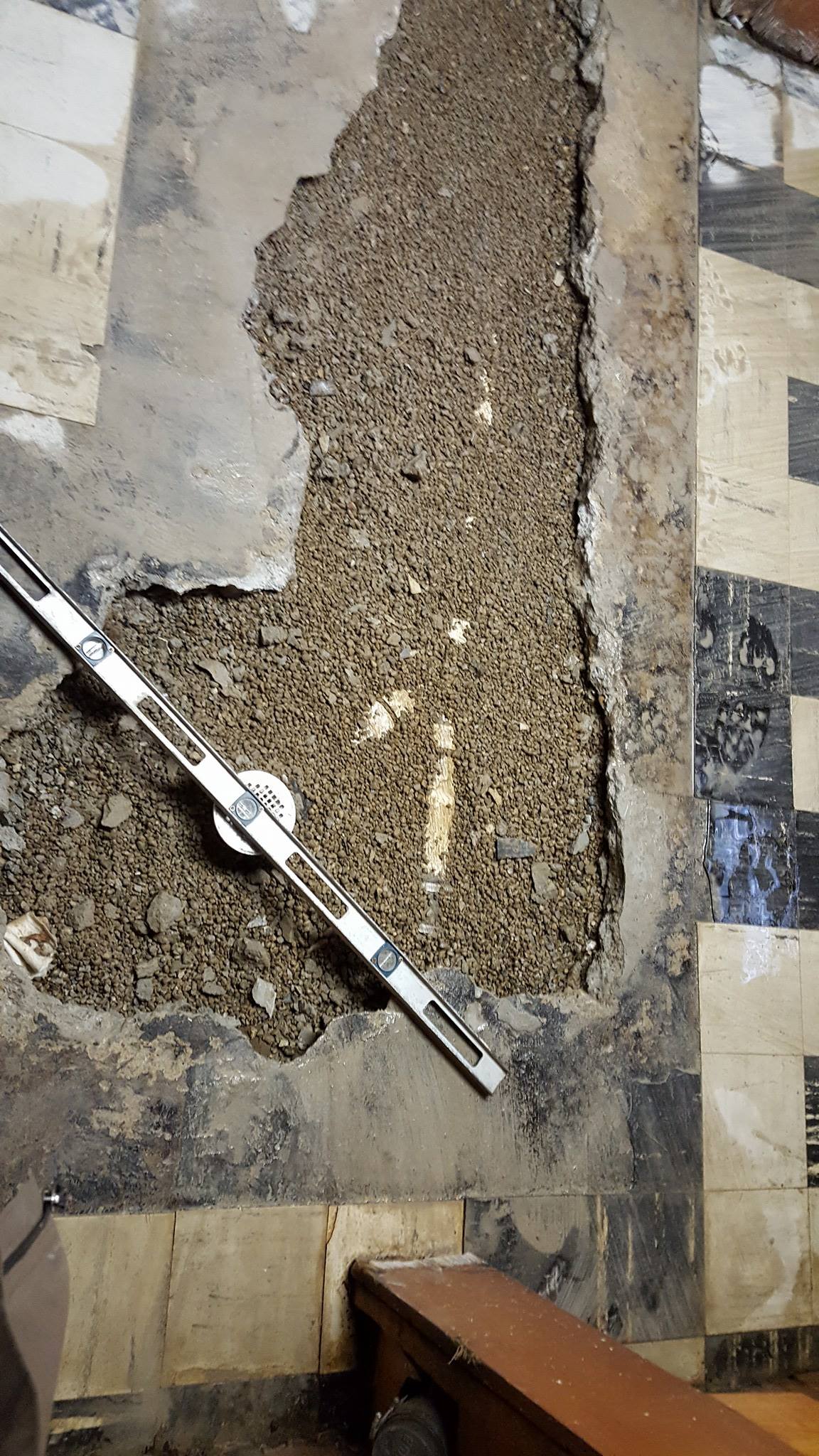 Side View of Broken Tiles — Port Huron, MI —  Modern Sewer & Drain Cleaning