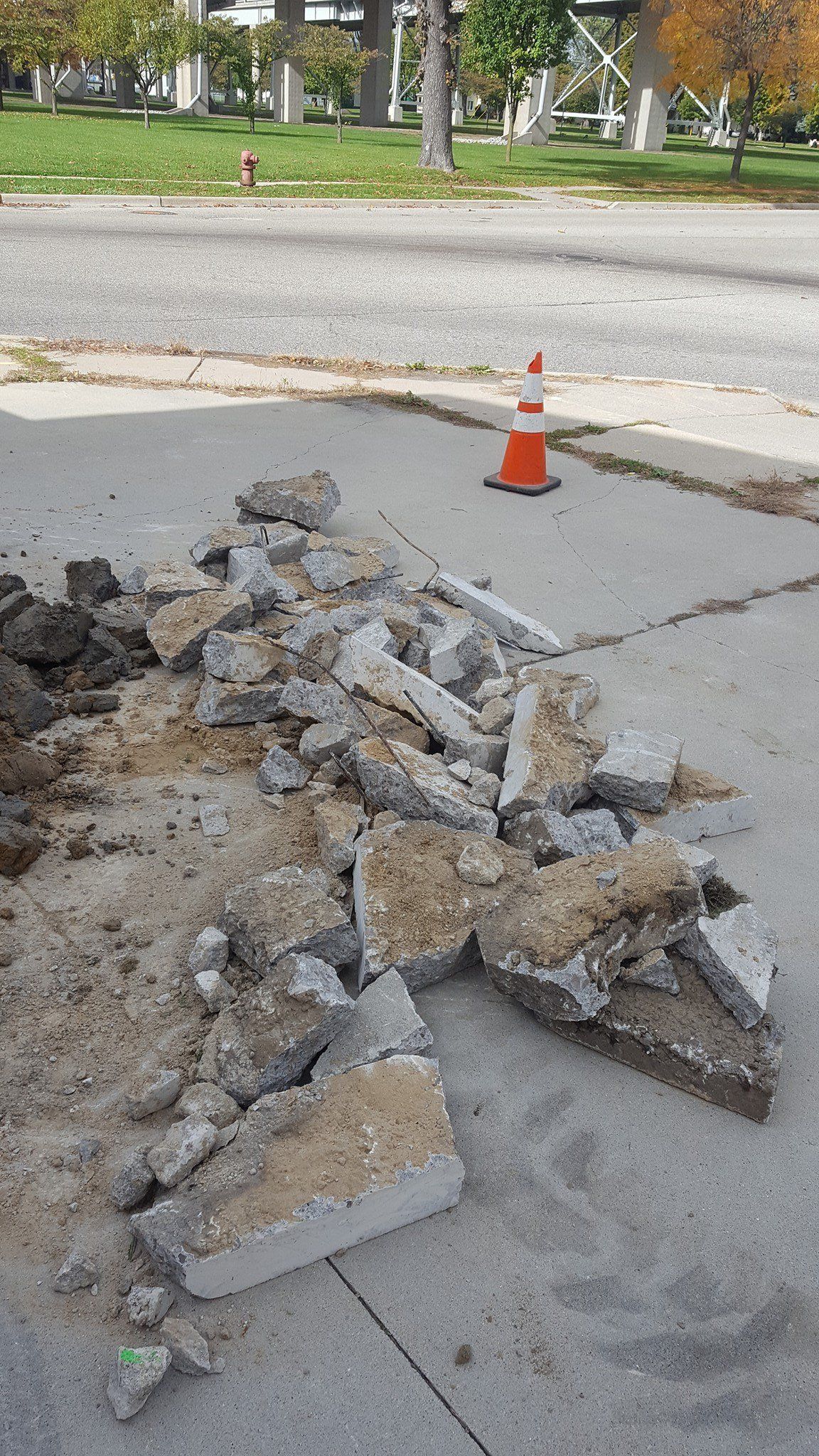 Chunks of Rocks — Port Huron, MI —  Modern Sewer & Drain Cleaning