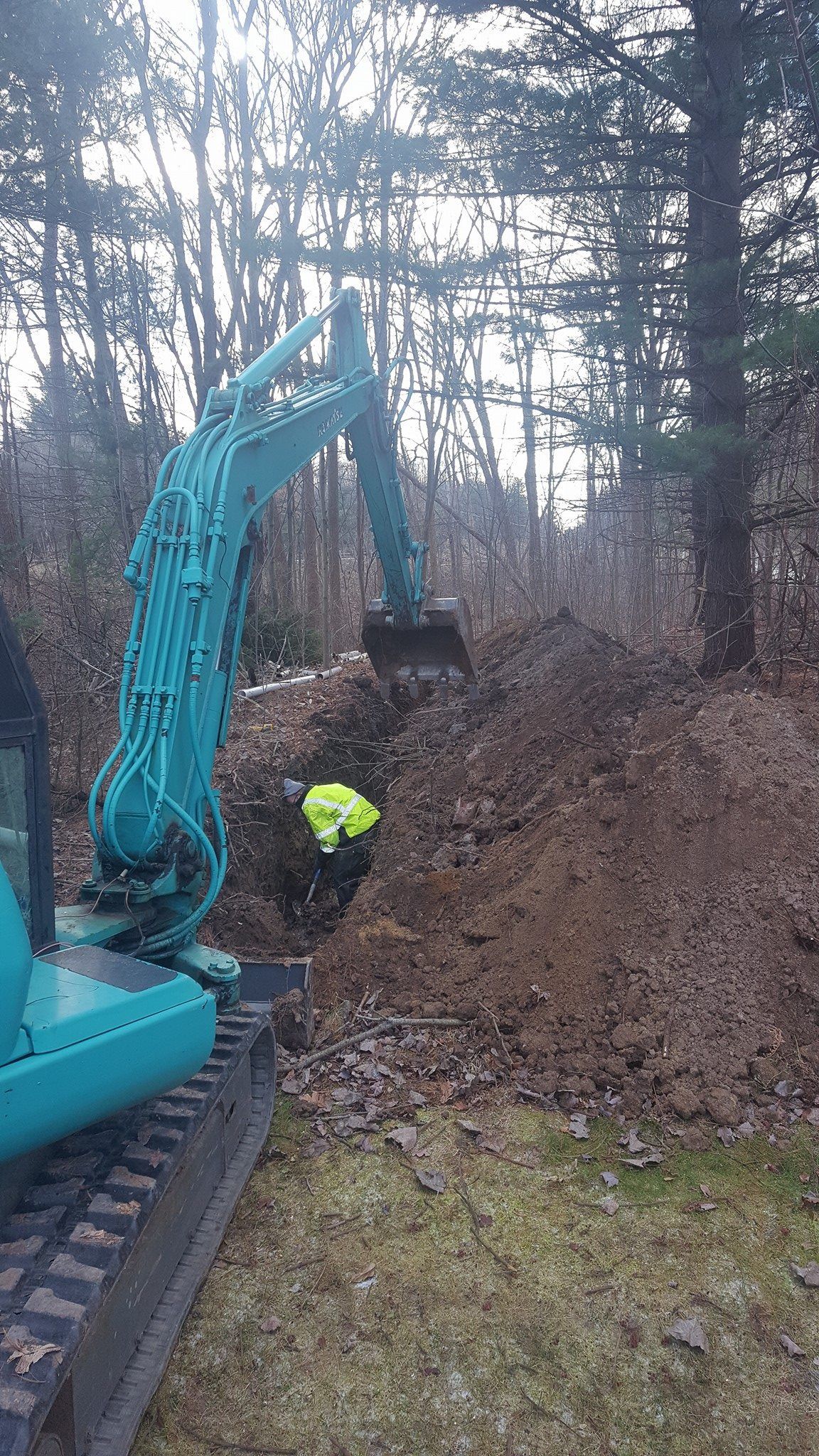 Excavating for The Installation of Pipes — Port Huron, MI —  Modern Sewer & Drain Cleaning