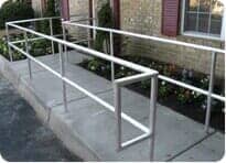 Ramp Way with Handrail — Norfolk, VA — Branche Industries