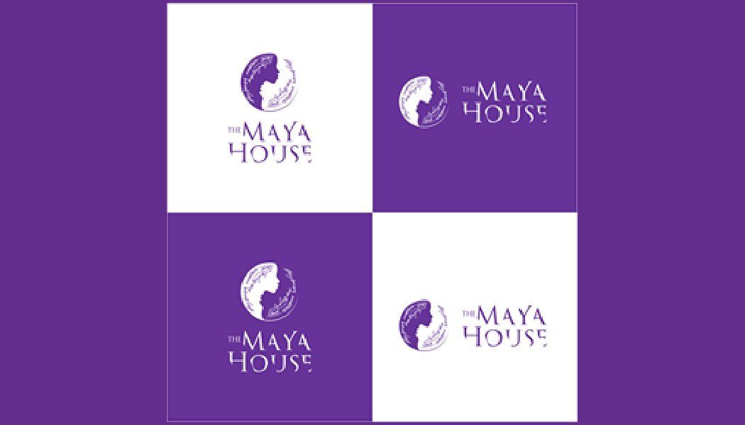 Image of a sample design the maya house business card