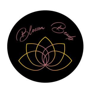 Image of a Blossom logo with black background