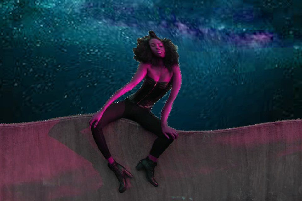 Image of a swirly woman