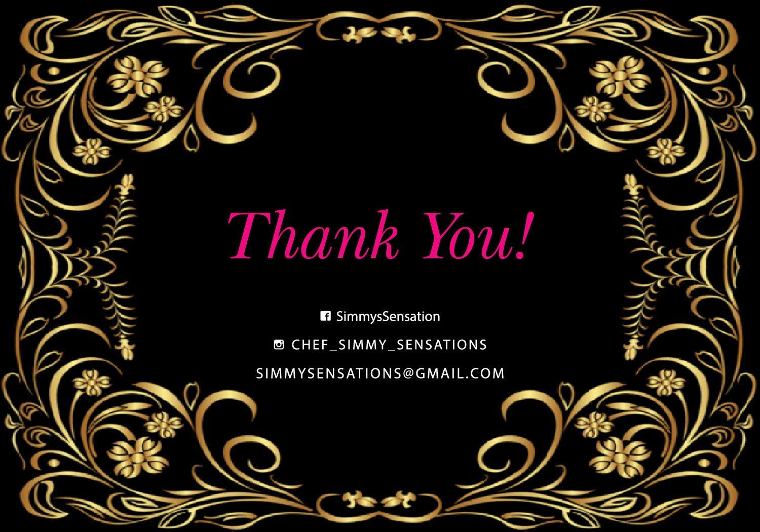 Photo of thank you card