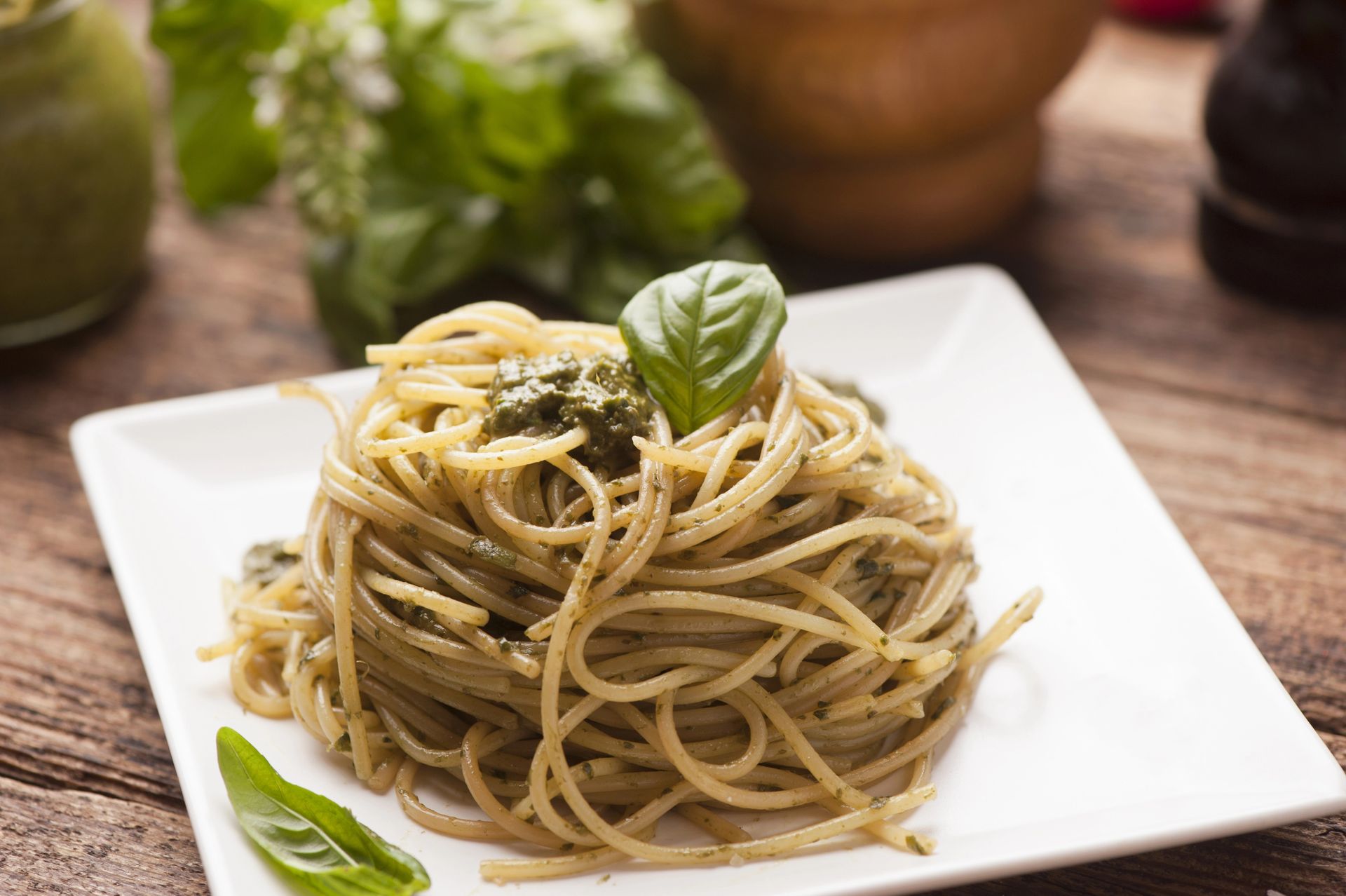 Spaghetti al pesto