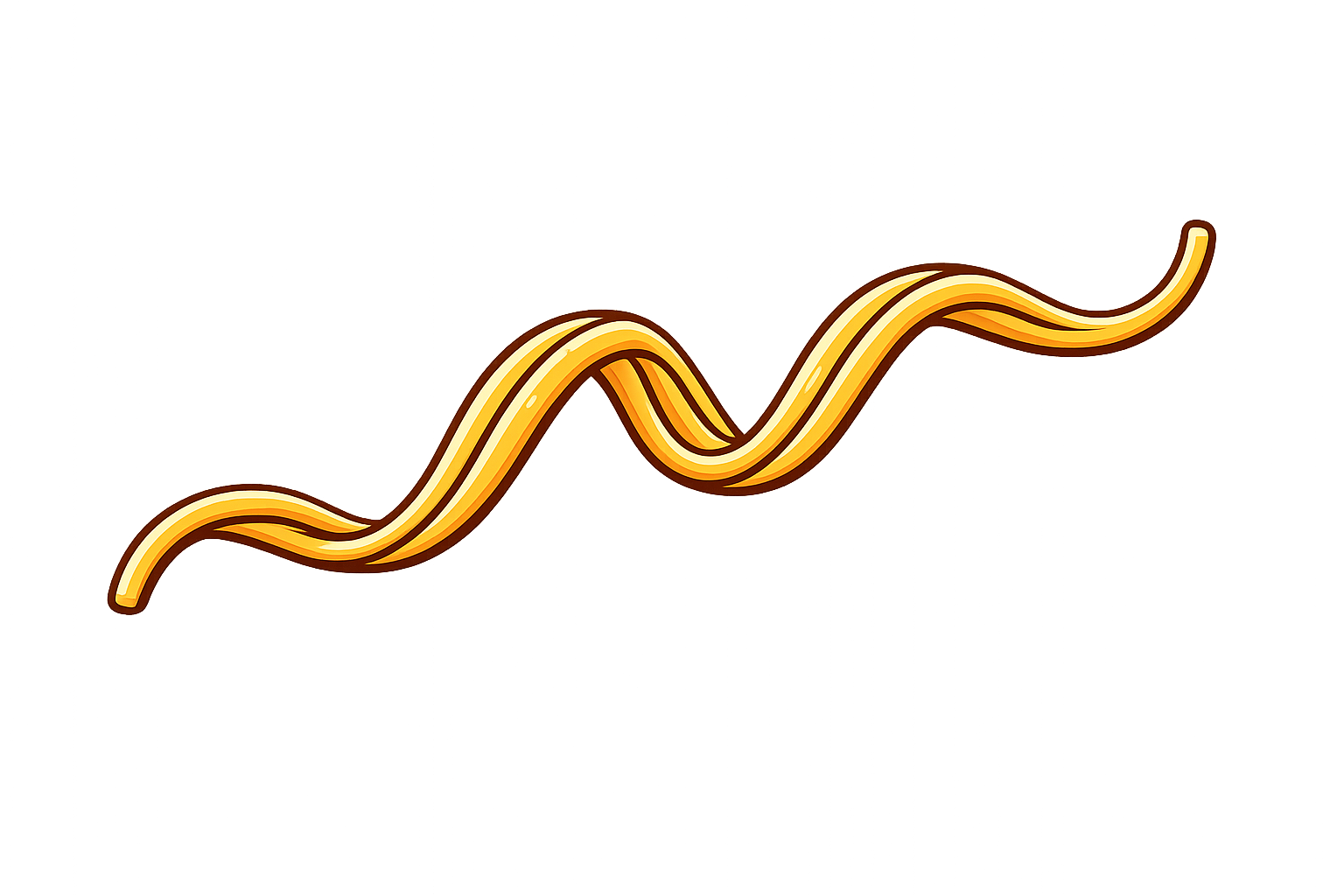 Illustrazione di uno spaghetto