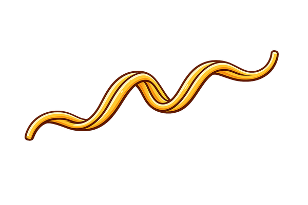 Illustrazione di uno spaghetto