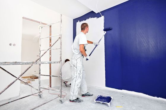 Two Men Painting Walls — Ware, MA — Shawn's Painting Co