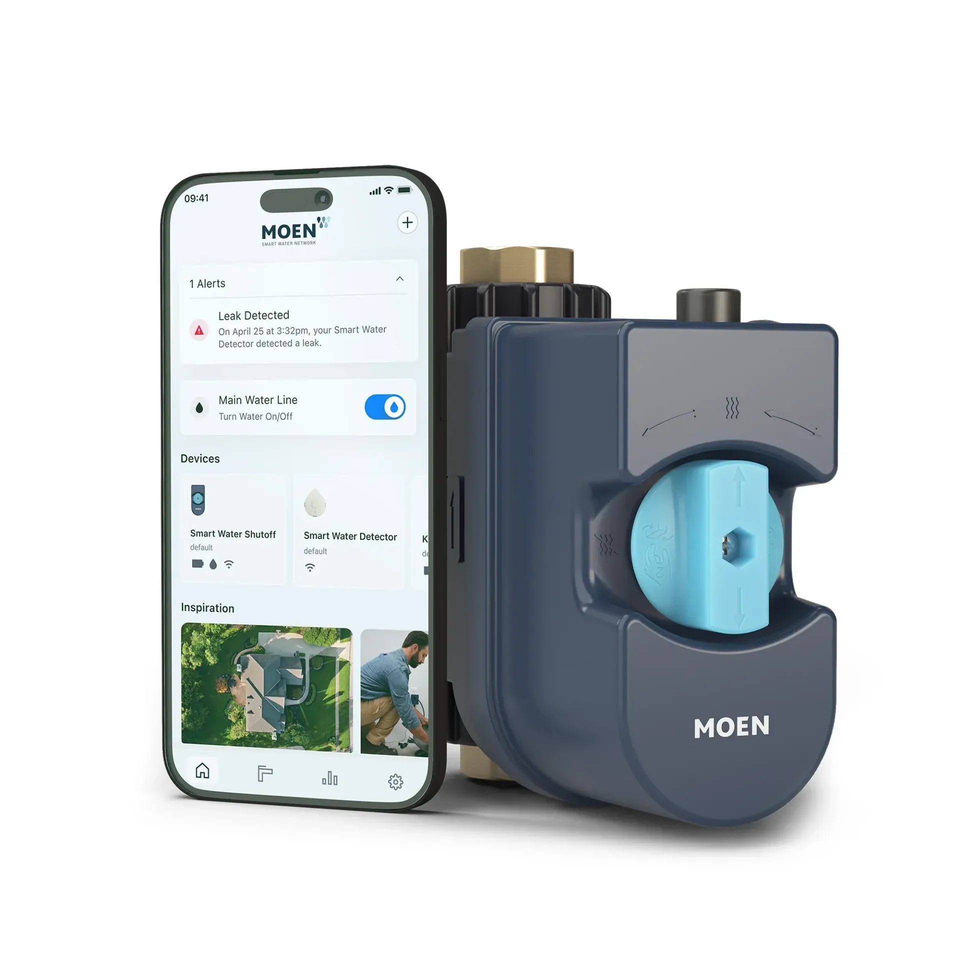 Moen Flo Smart Water Monitor and Shutoff Installed by Kirkland and Shaw
