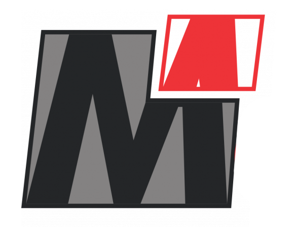 Logo with black and gray 